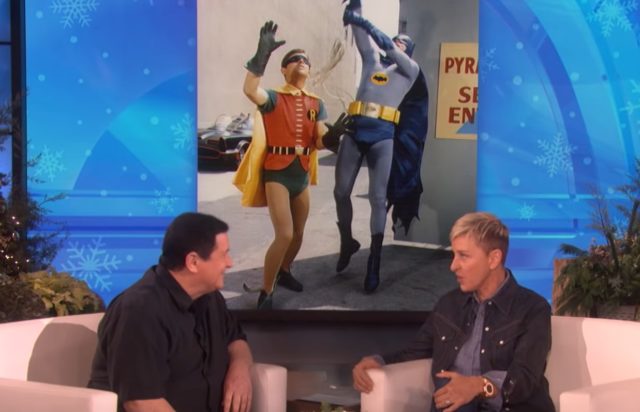 Burt Ward on the Ellen DeGeneres Show talking about Gentle Giants Foundation and Dog Food