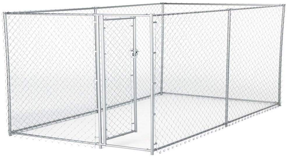 Lucky Dog Galvanized Chain Link Kennel