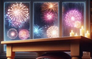 Preparing Your Dog for Fireworks: Minimizing Anxiety During Celebrations Dog Scared of Fireworks, hiding under table