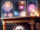 Preparing Your Dog for Fireworks: Minimizing Anxiety During Celebrations Dog Scared of Fireworks, hiding under table